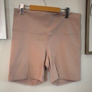 TNA action High-Rise Women Bike Shorts — Dusty Pink